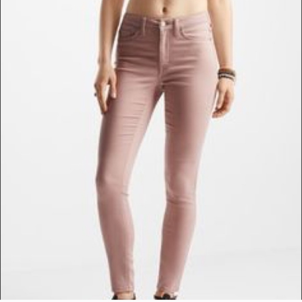Aeropostale Denim High Waisted Jegging Jeans Dusty Rose - 10